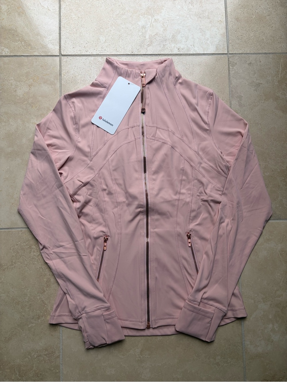 Pink lululemon define jacket